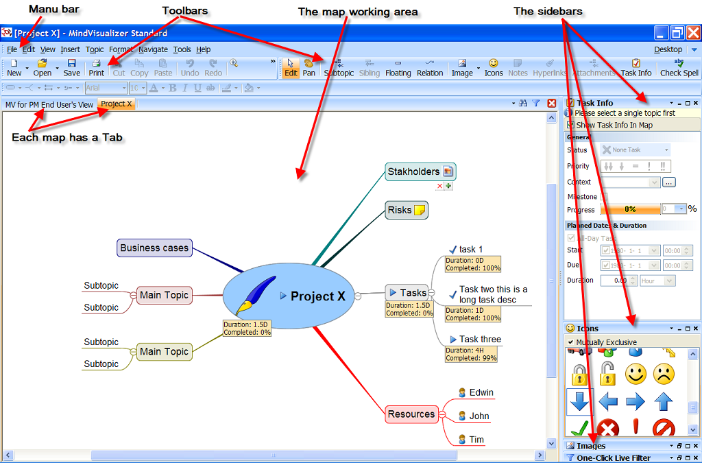 User Interface Overview